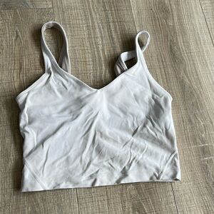 white lululemon size 4 align tank